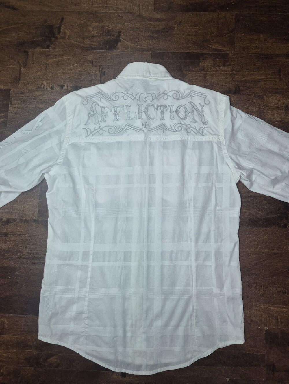 NWT VNTG Affliction "Twisted Sky" Long Sleeve Button Down Shirt -M- Deadstock